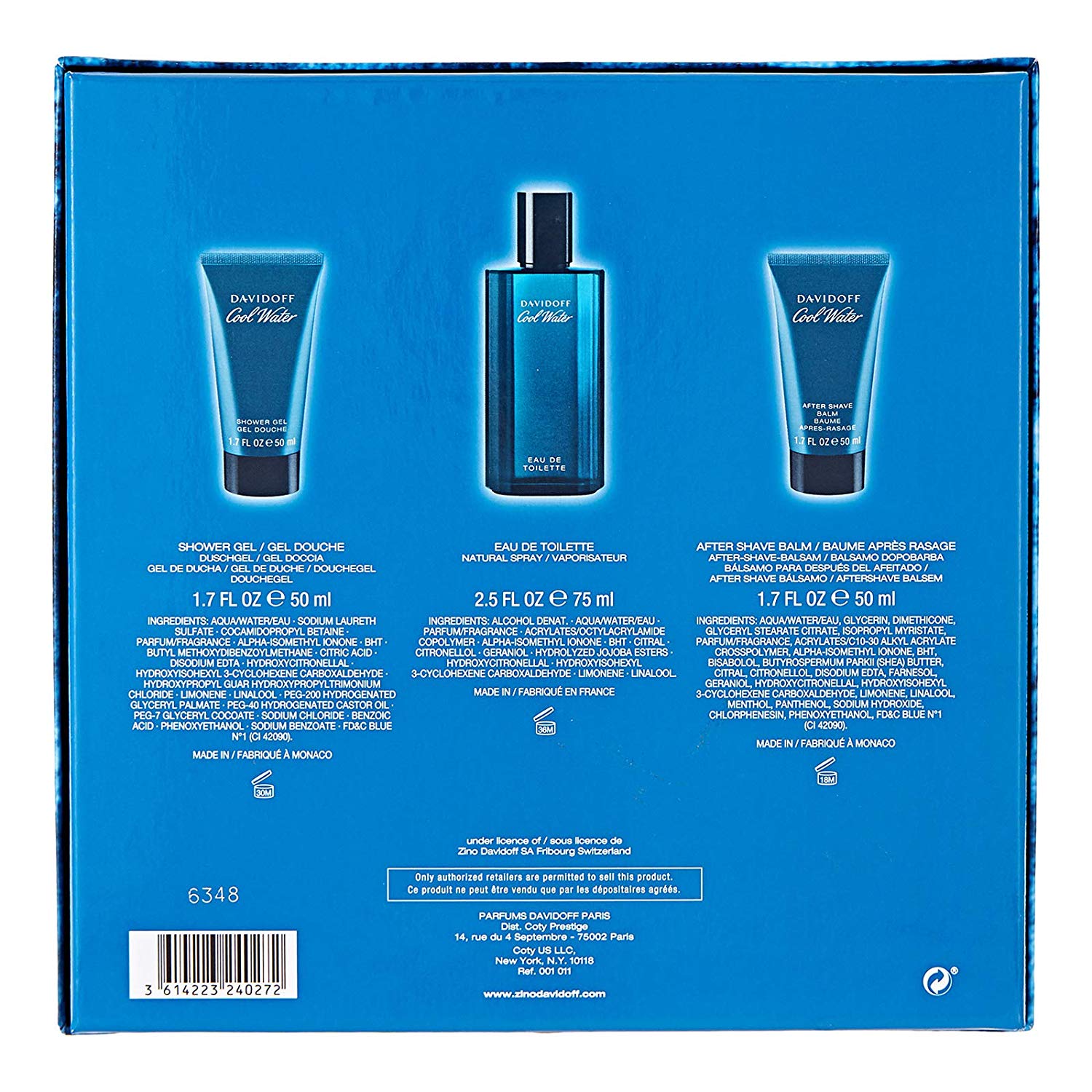 Davidoff Cool Water by Davidoff for Men - Assorted Fragrances, GIFTSET